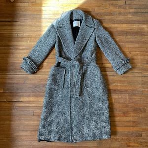 Vintage Pendleton herringbone wool trench coat